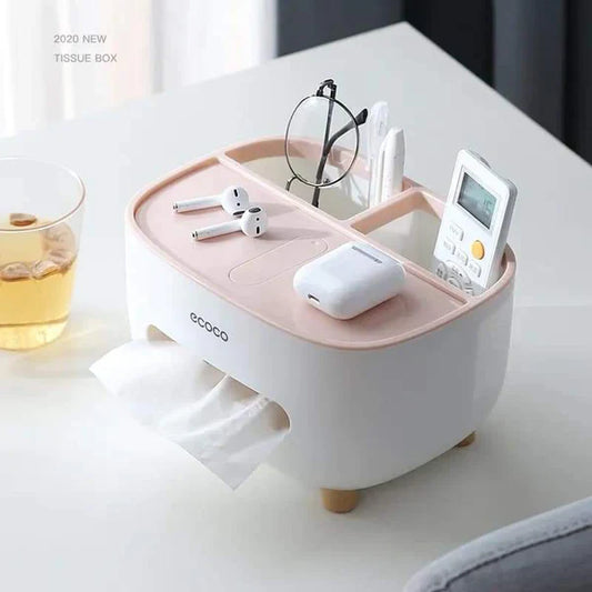 Home.Co - Ecoco Tissue Box & Organizer (Random Color)